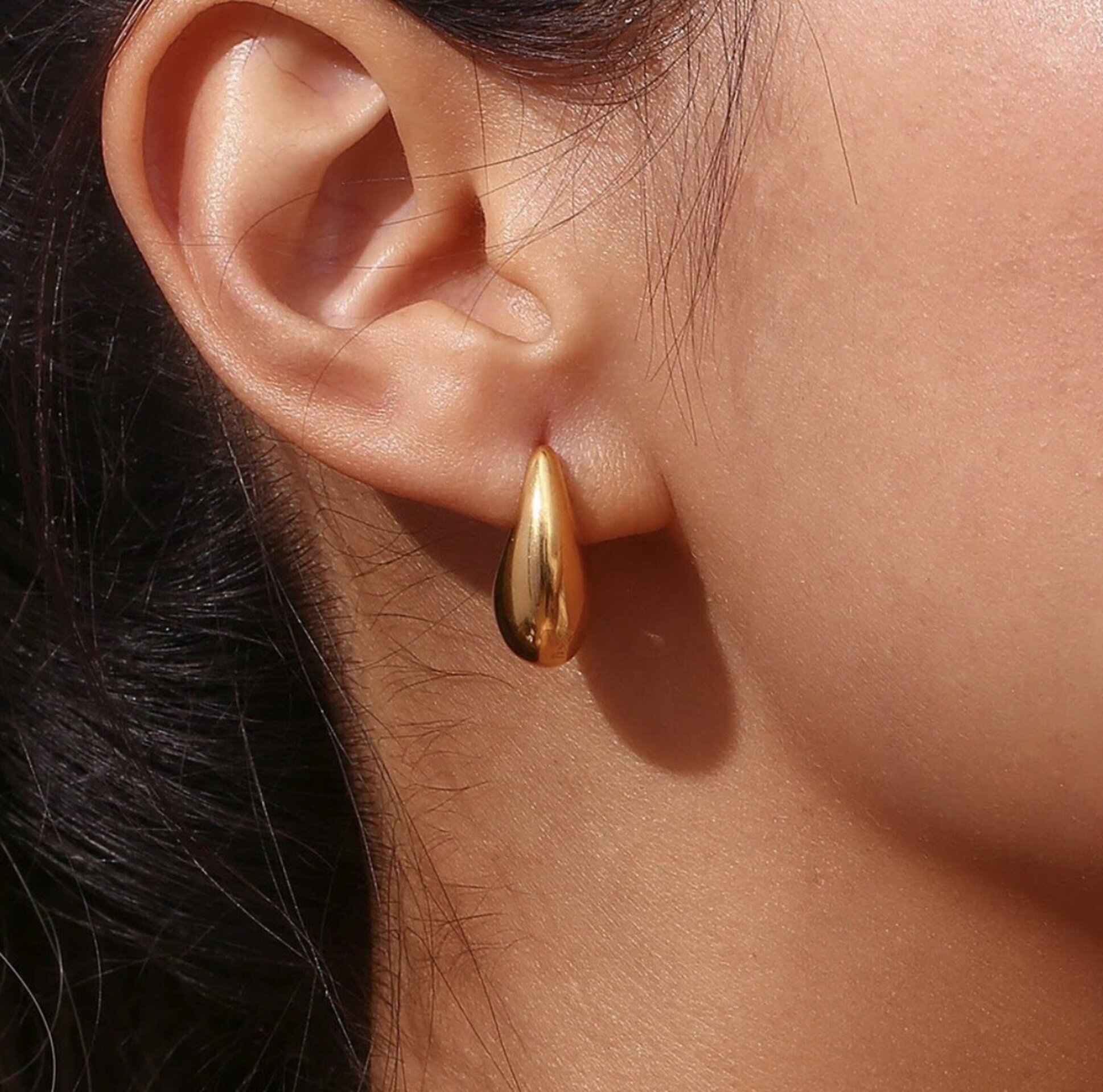 Pendientes Gota dorados - 2