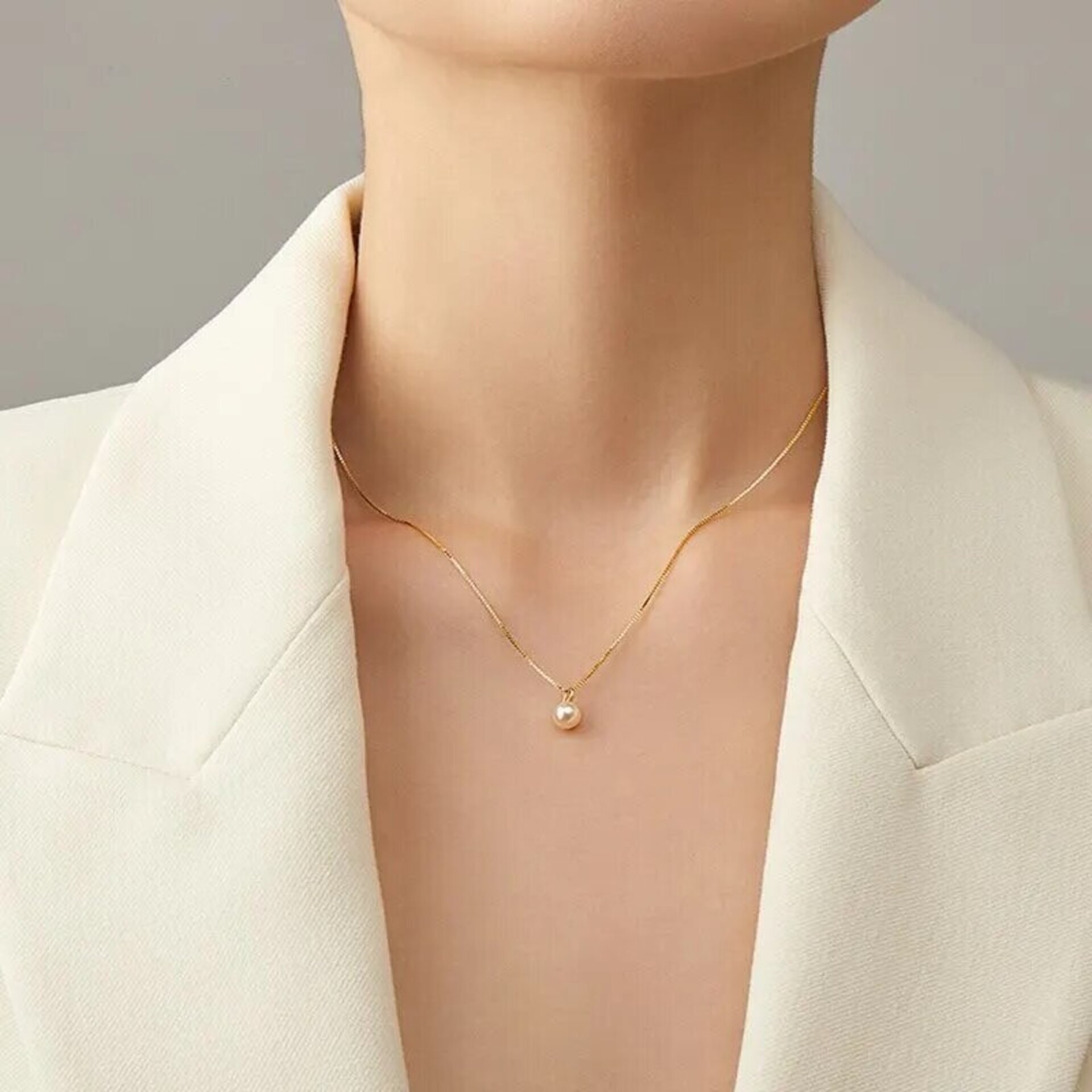 Collar Perla Dorado - 2